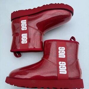 Ugg Womens Classic Clear Mini Waterproof Cold Weather Winter Boots Size 7 NWB